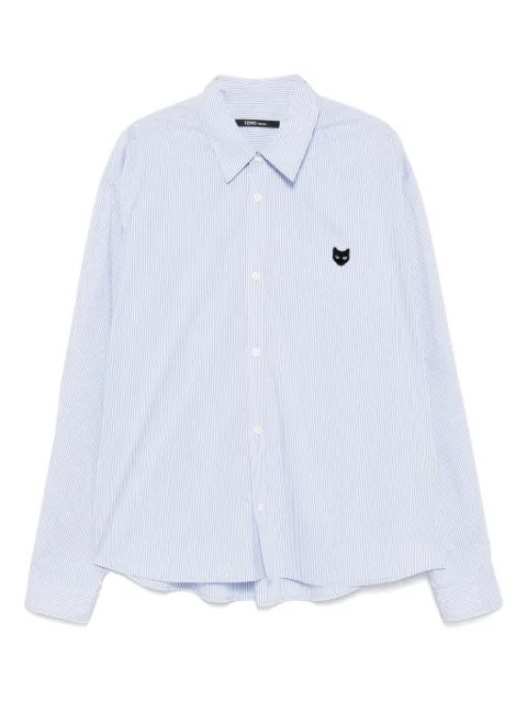 ZZERO BY SONGZIO curved-cut cropped shirt