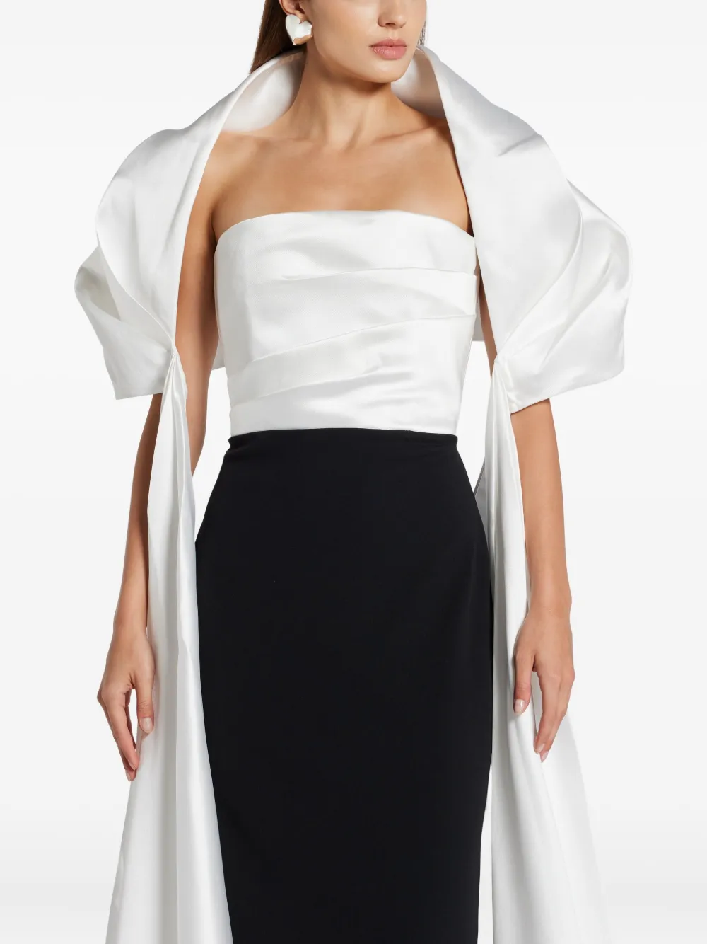 Solace London Vera avondjurk Wit