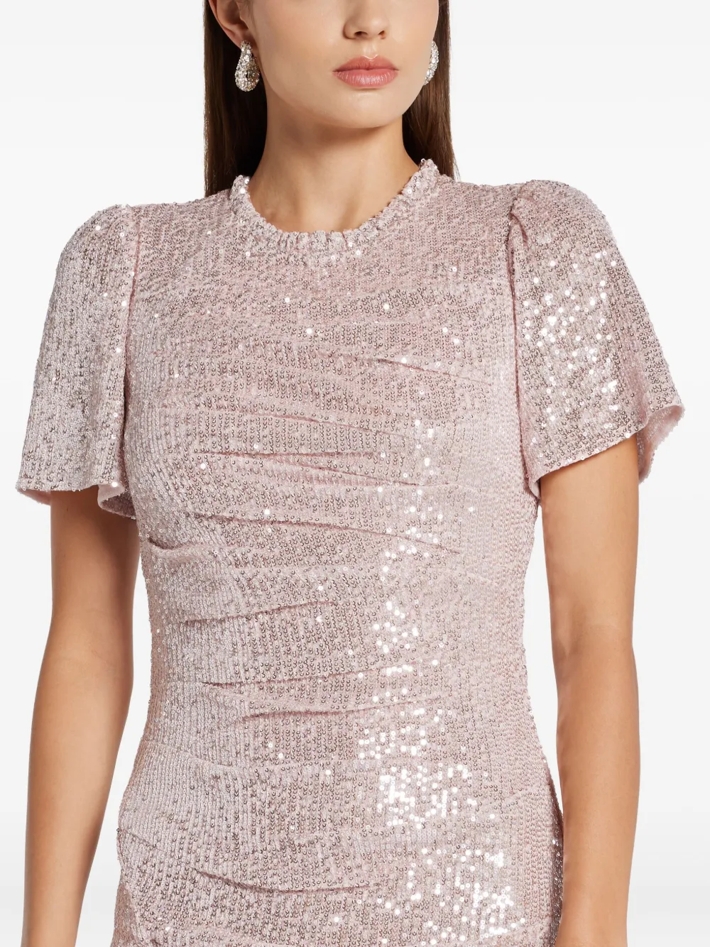 Needle & Thread Valentina jurk Roze