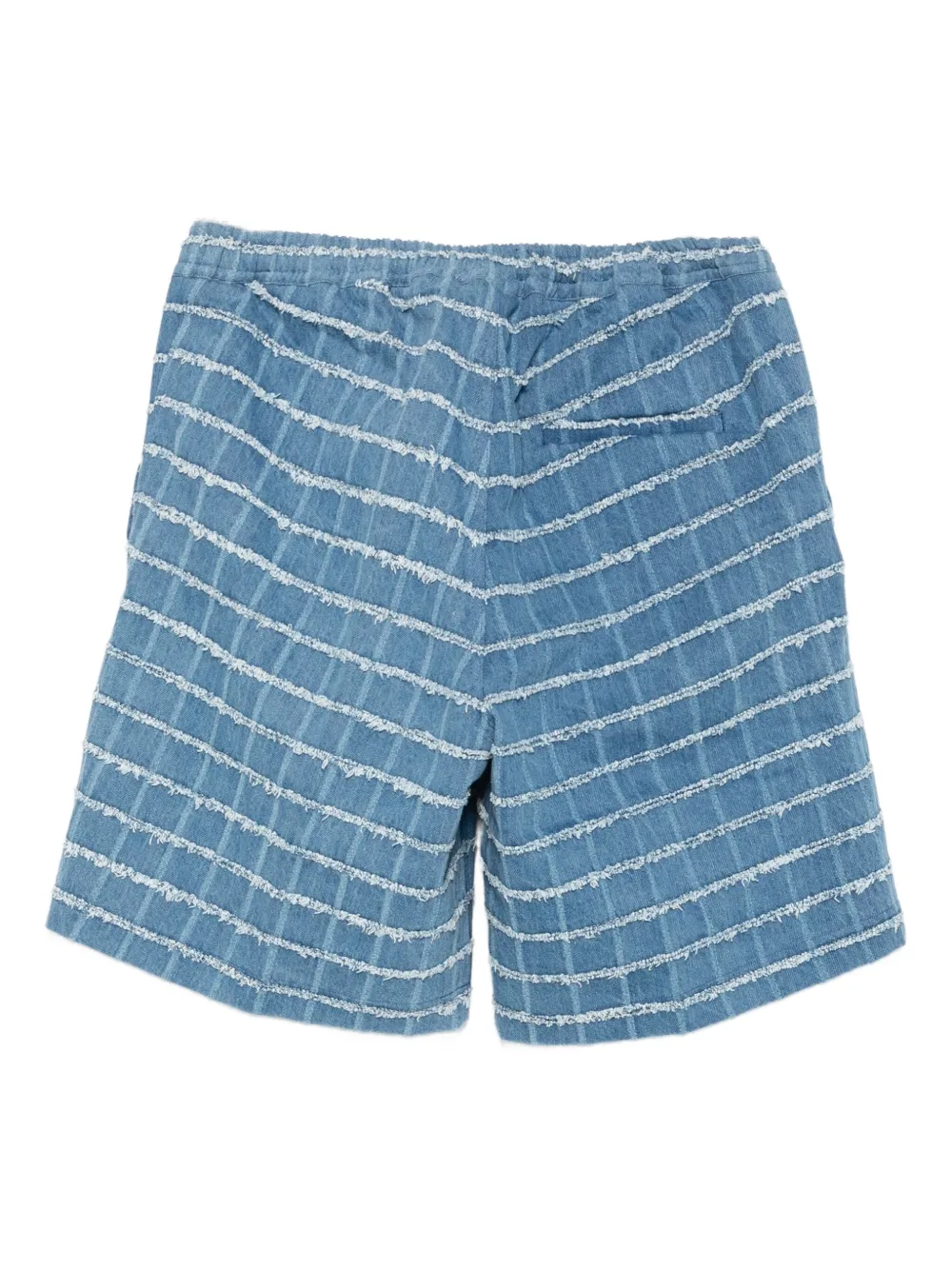 Bonsai Denim shorts met vlakken Blauw