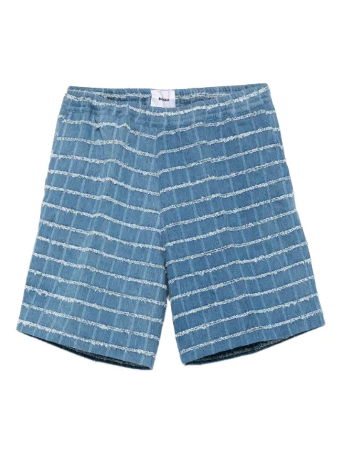 Bonsai check denim shorts