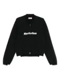 Martine Rose Shrunken zip-up sweatshirt - Black