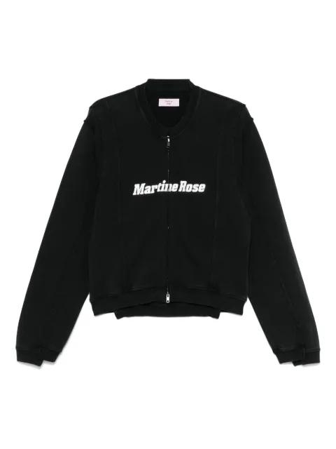 Martine Rose Shrunken zip-up sweatshirt