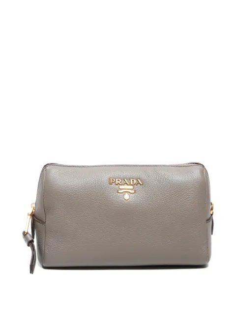 Prada Pre-Owned 2000-2020 logo-lettering pouch bag
