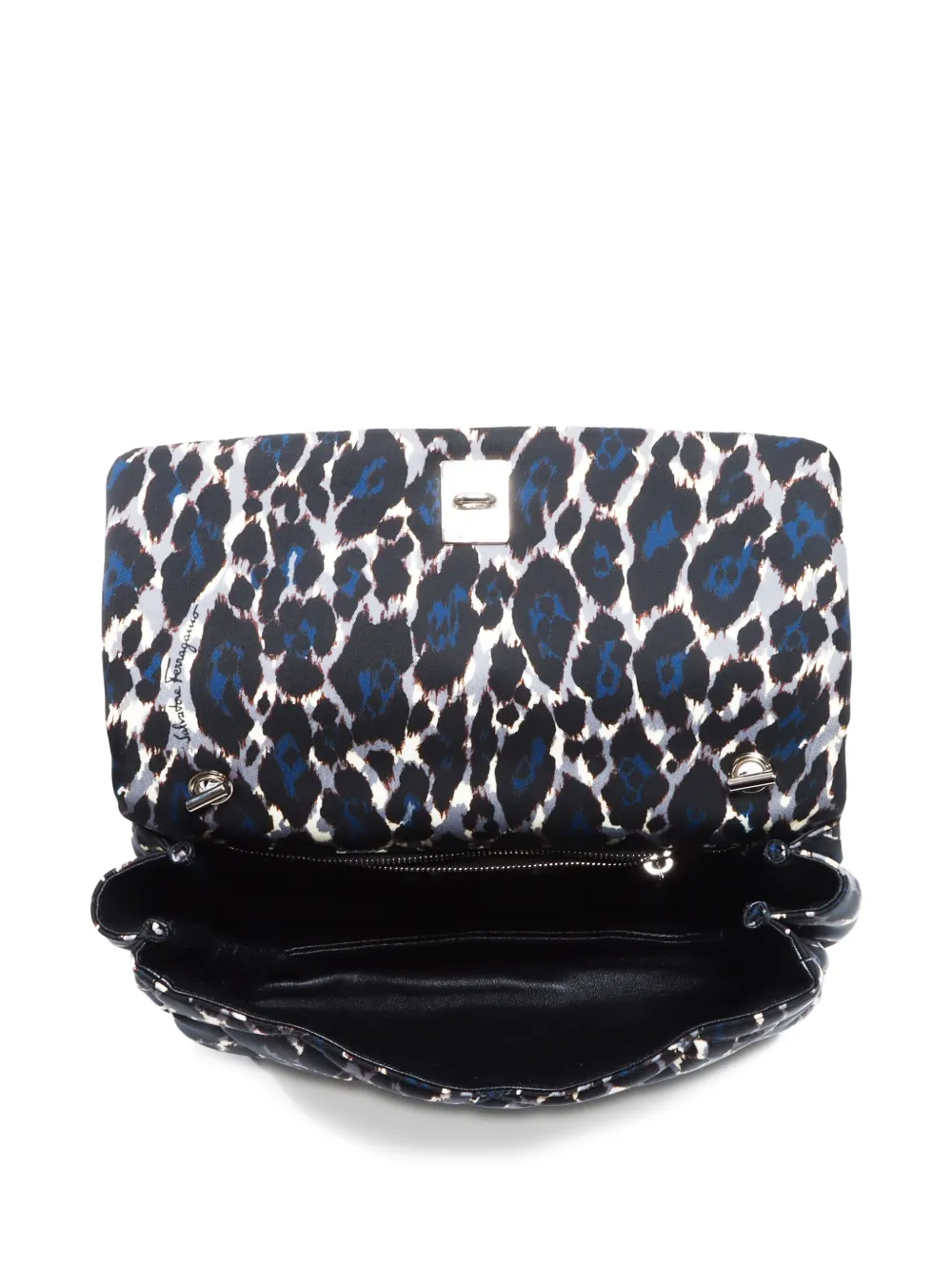 Pre-owned Ferragamo 2000-2020 Vara Shoulder Bag In Blue