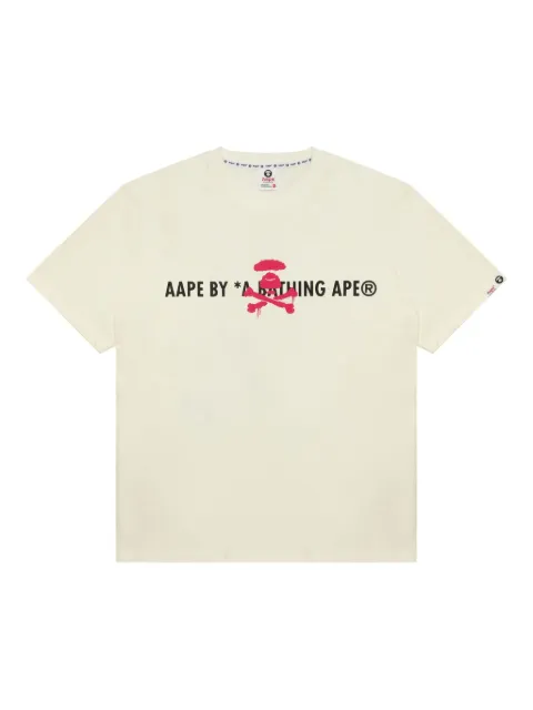 AAPE BY *A BATHING APE® logo-print T-Shirt