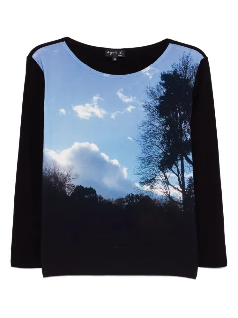 agnès b.  'Ciel Bleu' print T-shirt