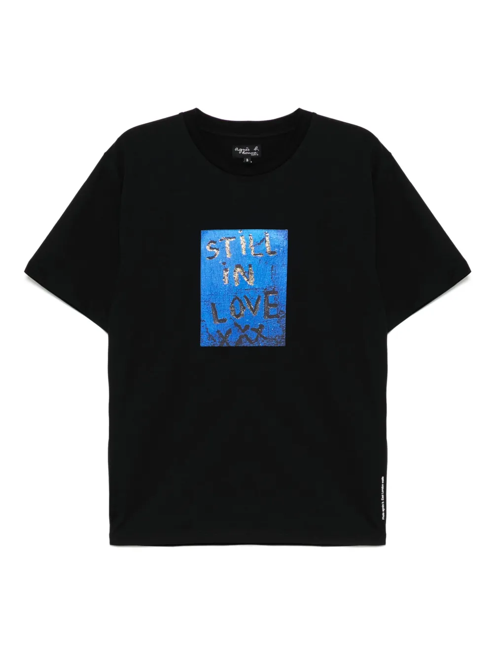 agnès b.  playera Still In Love | negro | Image 1