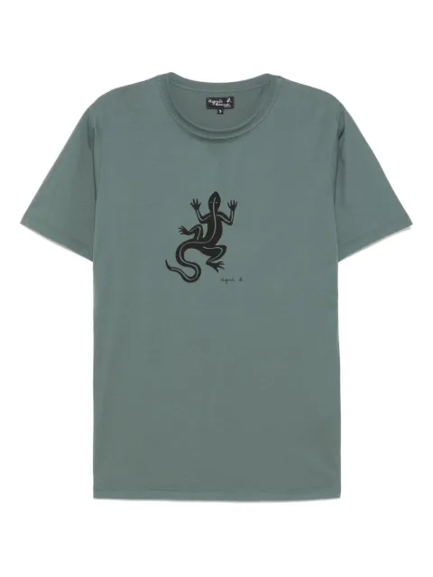 agnès b.  lizard printed T-shirt