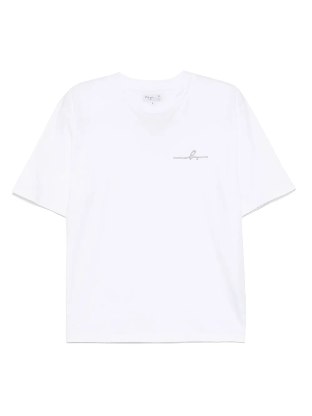 agnès b.  playera con logo estampado | blanco | Image 1