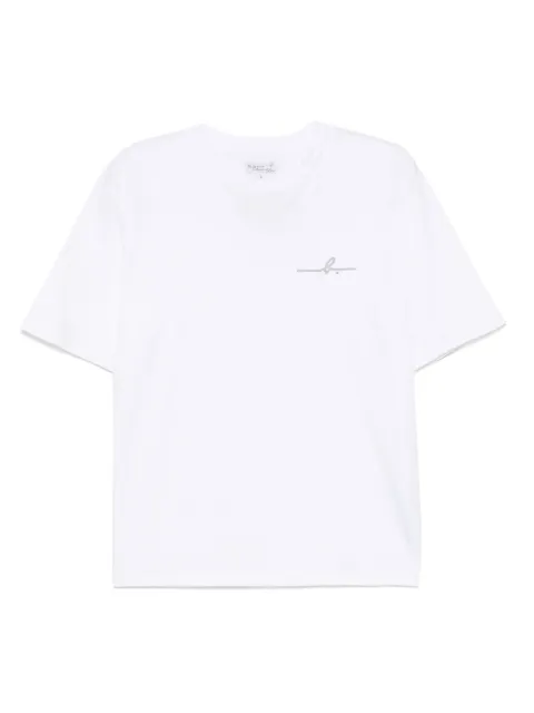 agnès b.  playera con logo estampado