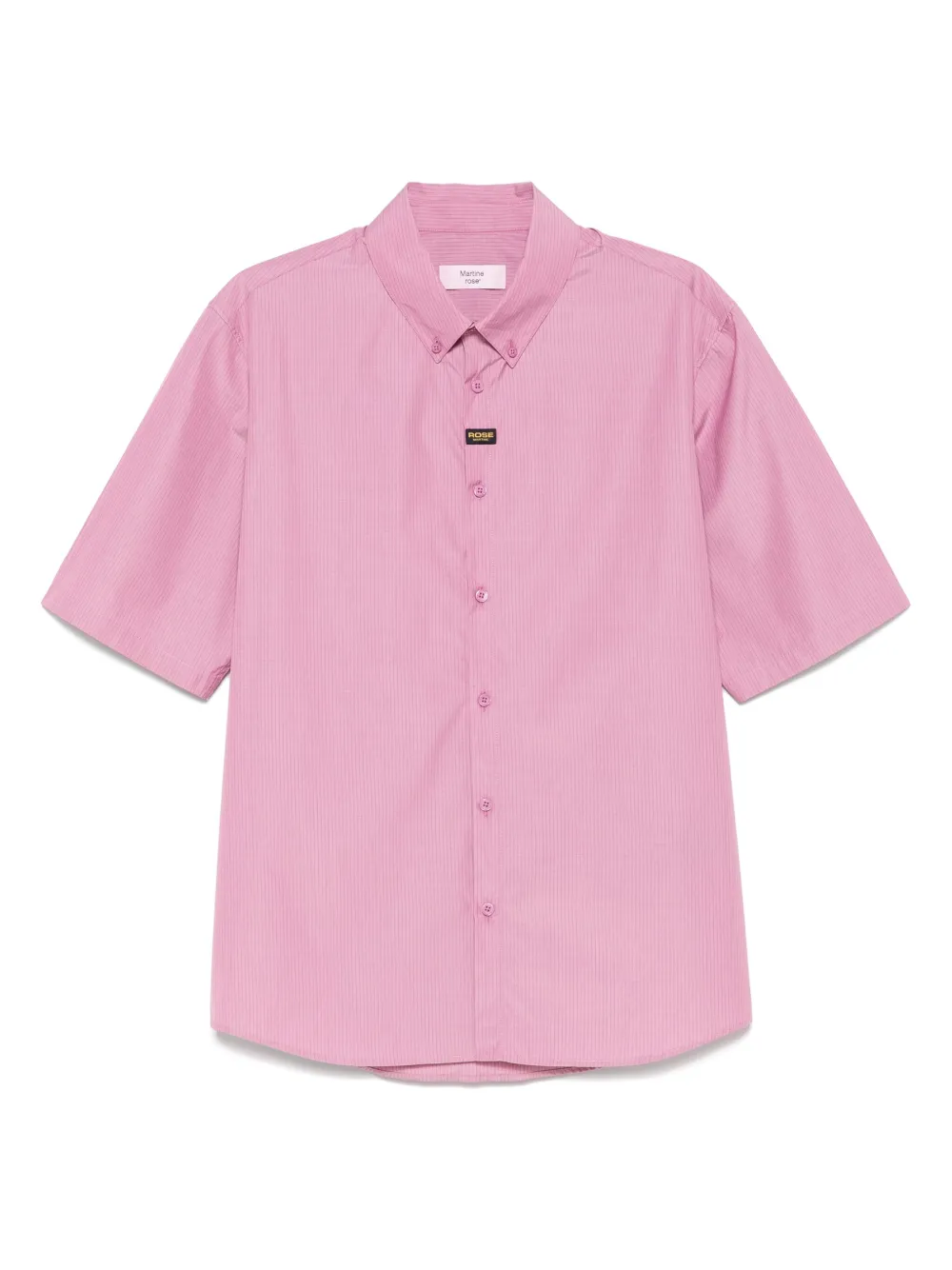 MARTINE ROSE COTTON POPLIN SHIRT 