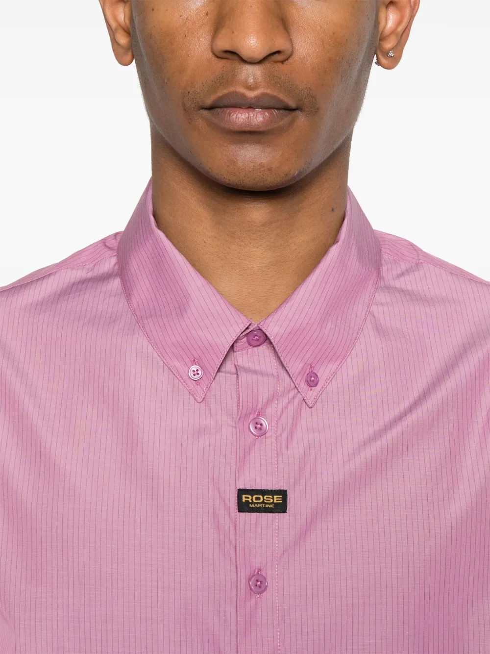 MARTINE ROSE COTTON POPLIN SHIRT 