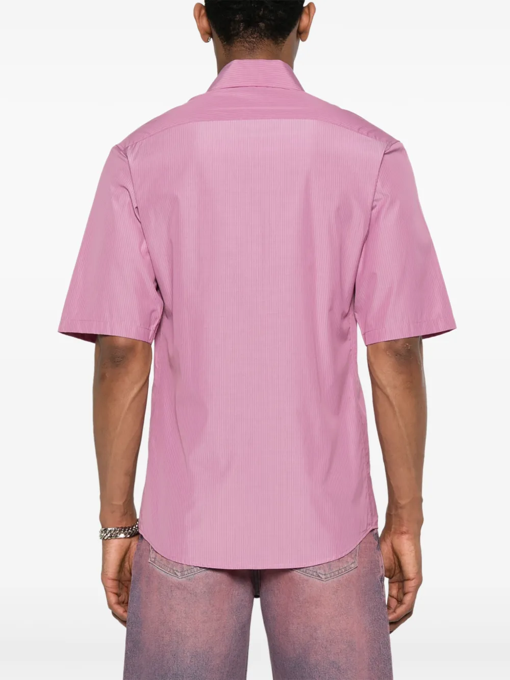MARTINE ROSE COTTON POPLIN SHIRT 