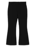 Alexander McQueen pressed-crease trousers - Black