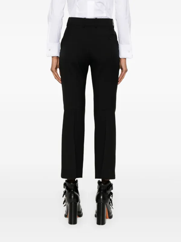 Alexander McQueen センタープレス パンツ | ブラック | FARFETCH JP