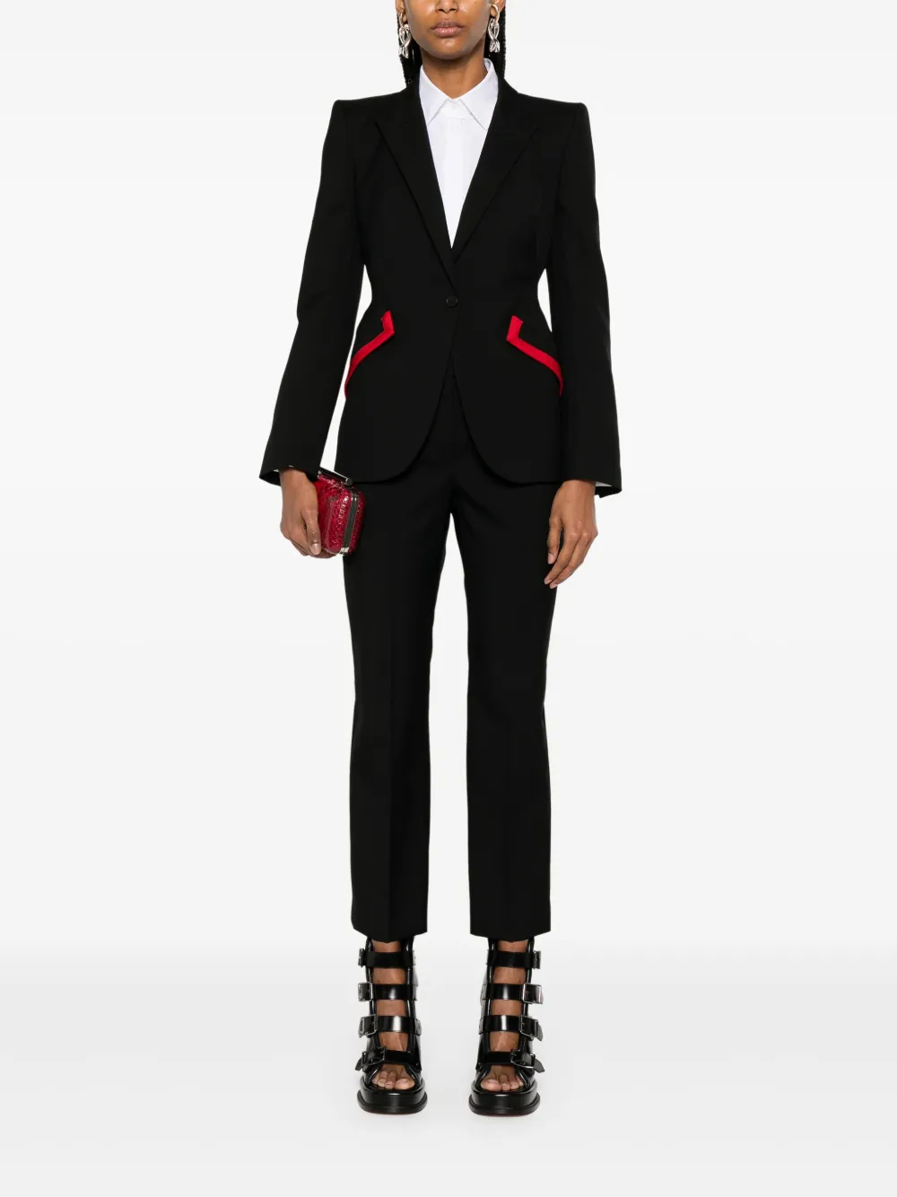 Alexander McQueen blazer con solapas de pico | Blazers | Image 2