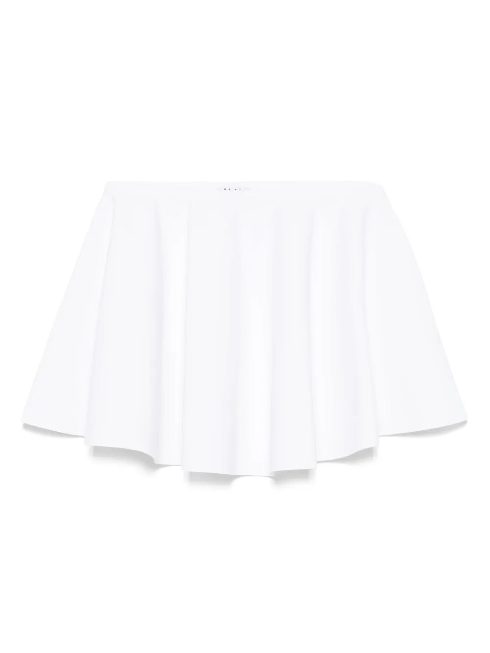 Alaïa falda corta con dobladillo godet | blanco | Image 1