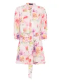 ACTUALEE floral-print playsuit - Pink