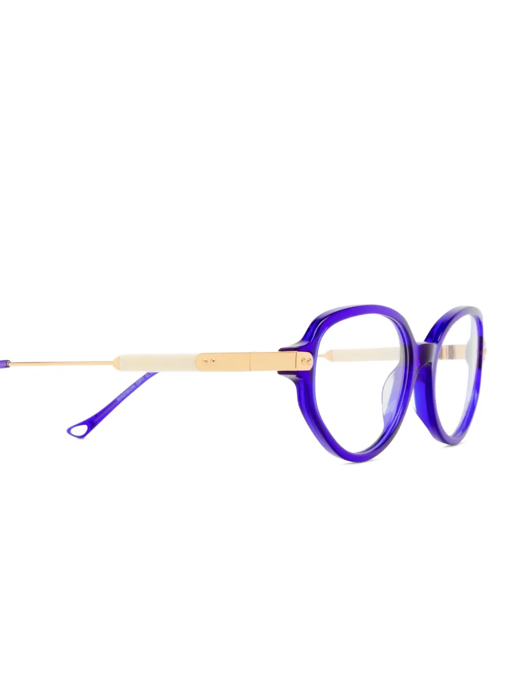  Eyepetizer Madison Oval-frame Glasses - Purple 