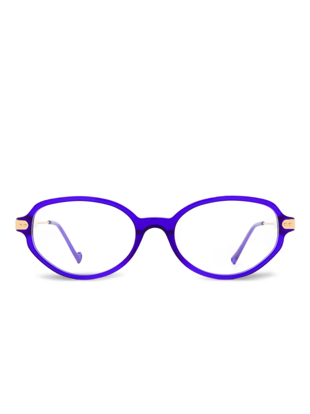 Eyepetizer lunettes de vue Madison à monture ovale | violet | Image 1