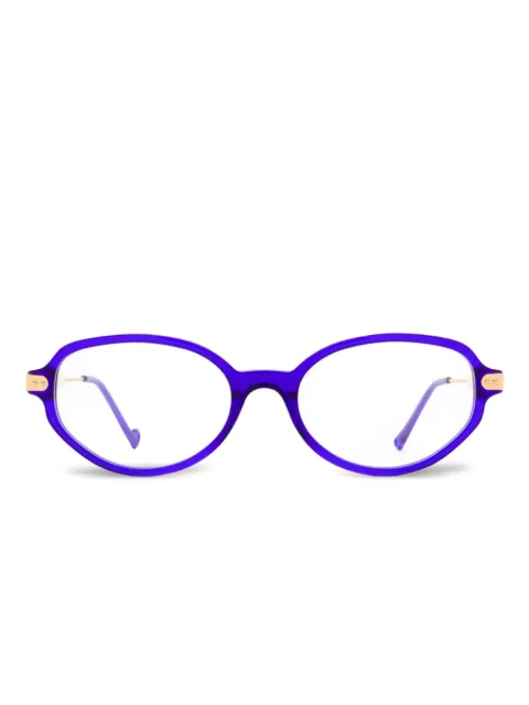 Eyepetizer Madison oval-frame glasses