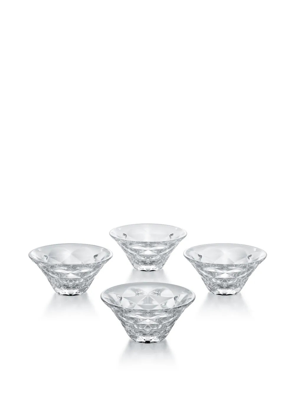 Baccarat small Swing crystal bowls (set of four) | White | Image 1
