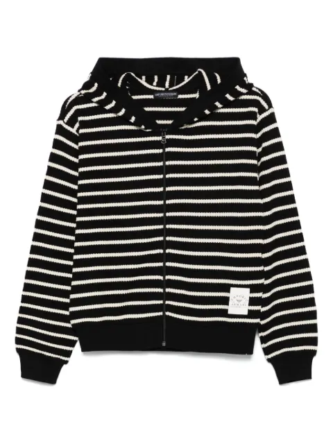 Emporio Armani 条纹连帽衫