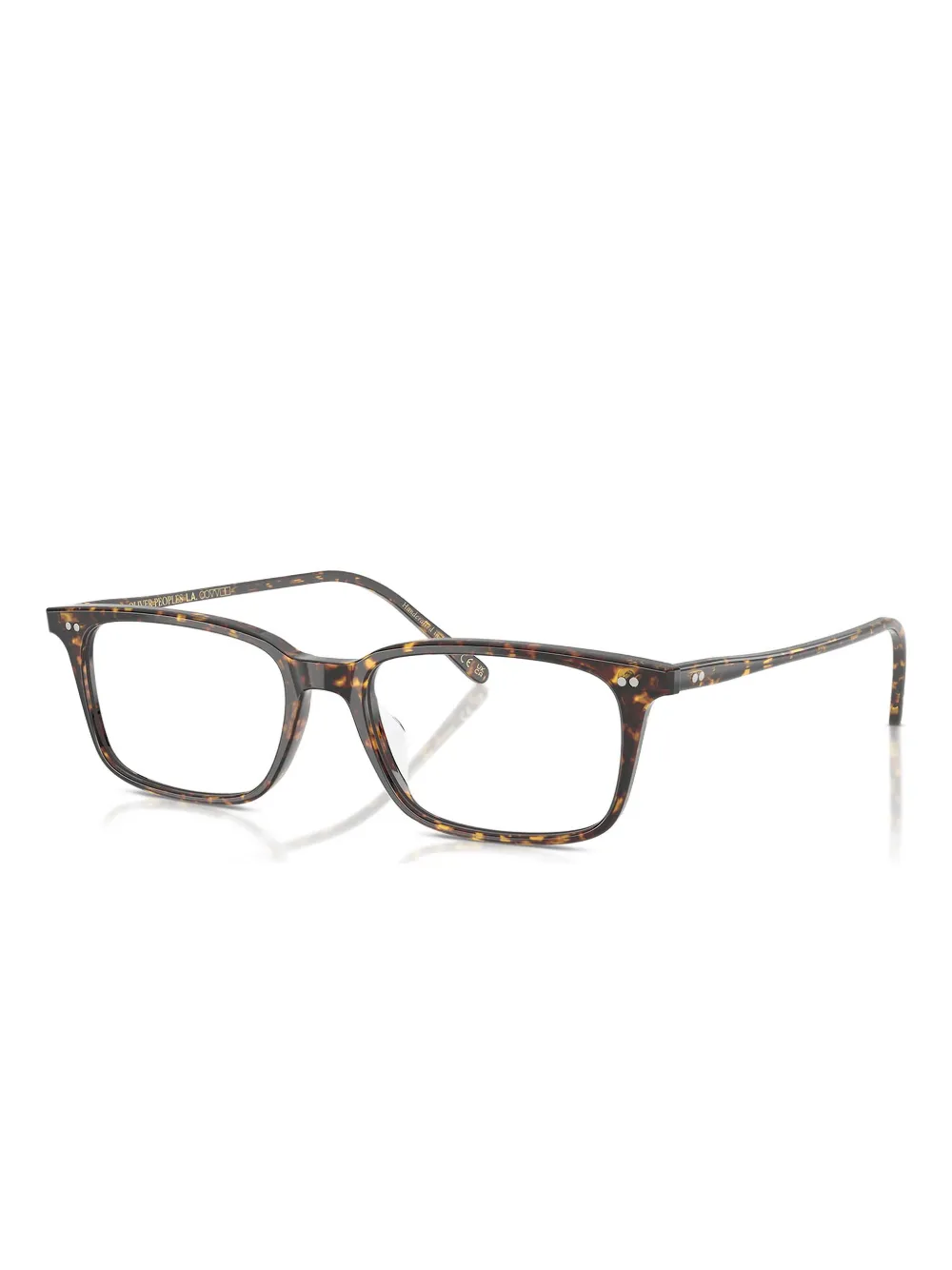 Oliver Peoples Neylan tortoiseshell-pattern glasses Bruin