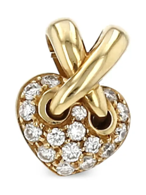 Chaumet 18K yellow gold Lien diamond pendant