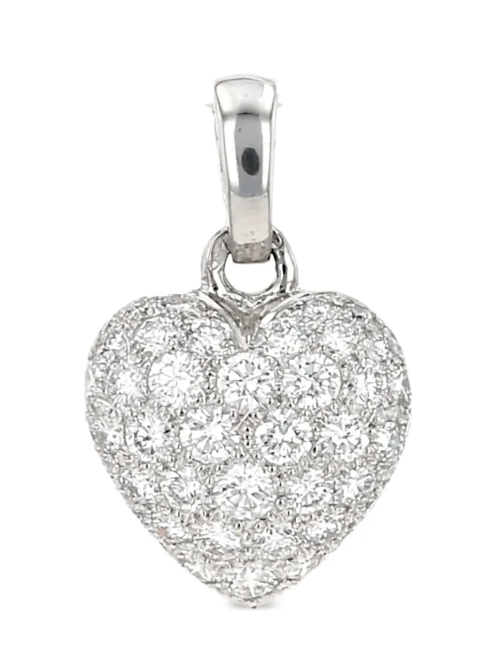 Cartier Coeur et Symbole ダイヤモンド ペンダント 18Kホワイトゴールド - シルバートーン Cartier Coeur et Symbole ダイヤモンド ペンダント 18Kホワイトゴールド - シルバートーン