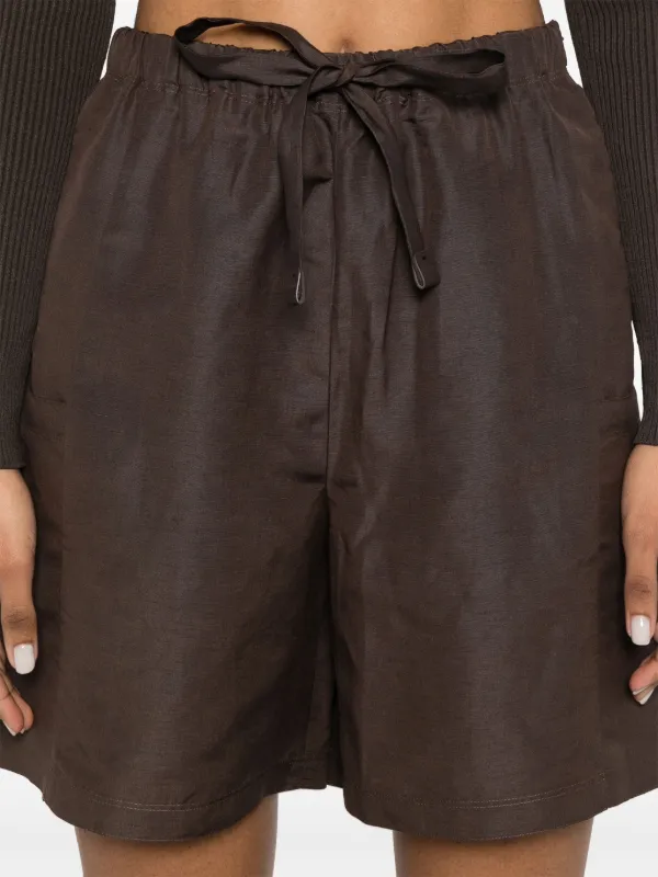 【関税＆送料込み】Max Mara Quebec Shorts Max Mara QUEBEC shorts with linen and silk in beige