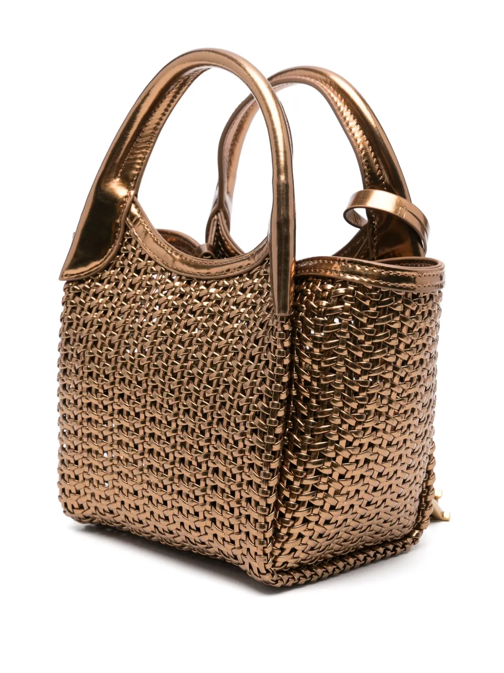Emporio Armani Shopper met logopatch Bruin