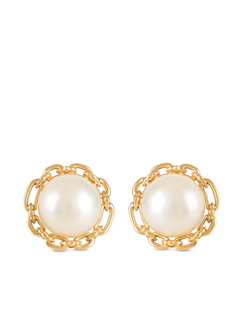 ROSEKEY 18K yellow gold Be My Baby Akoya pearl earrings - Oro