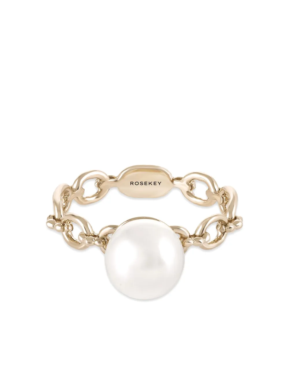 ROSEKEY 18K yellow gold Justify My Love Akoya pearl ring - Oro