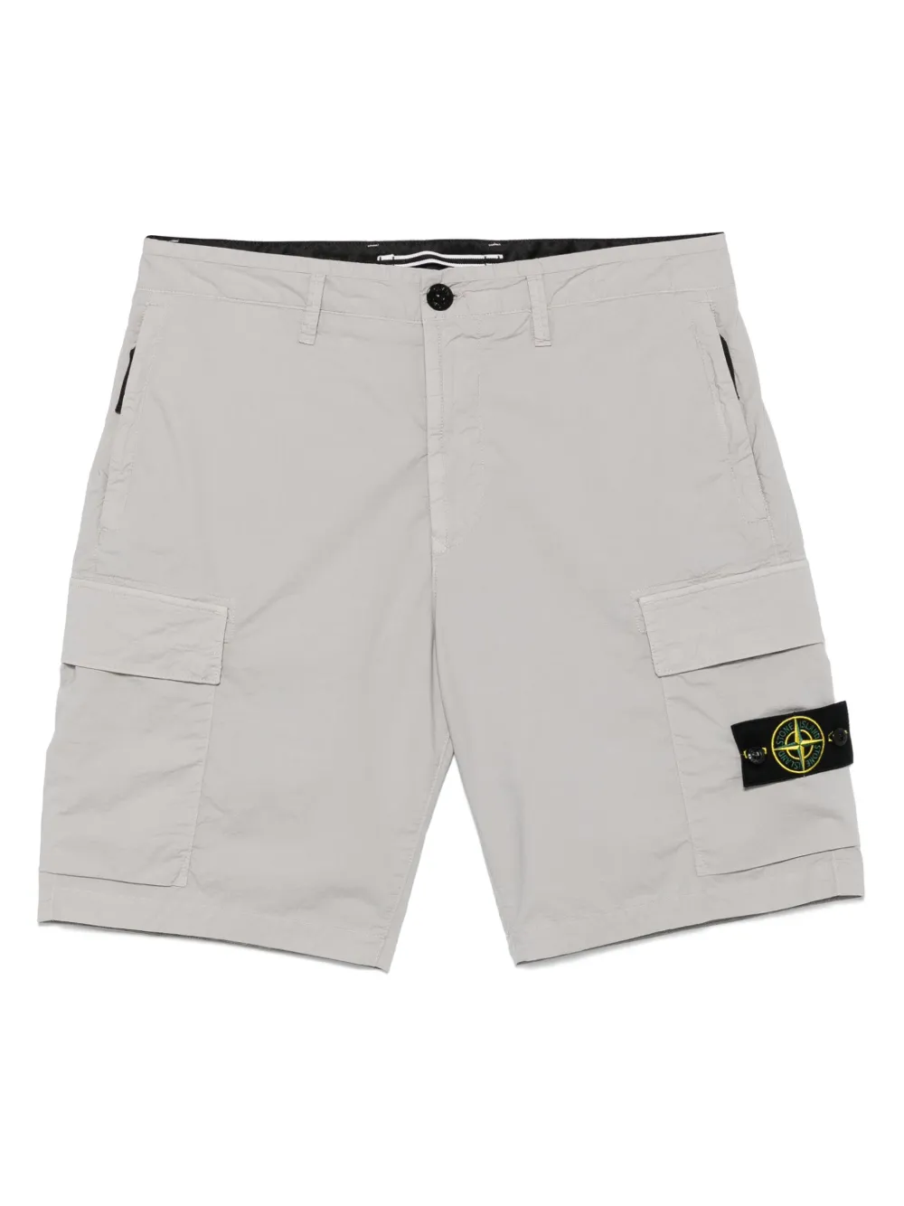 Stone Island Shorts met Compass-logopatch Grijs
