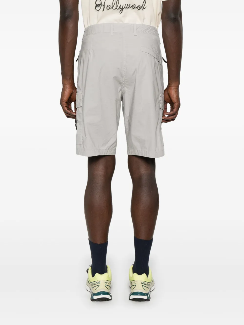 Stone Island Shorts met Compass-logopatch Grijs