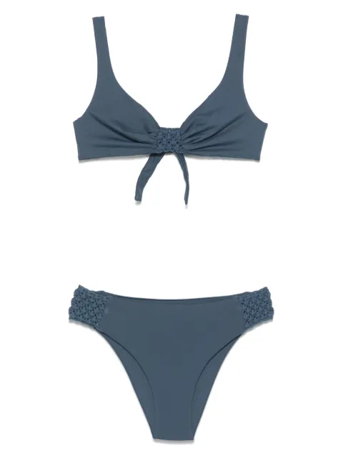Fisico logo-patch bikini