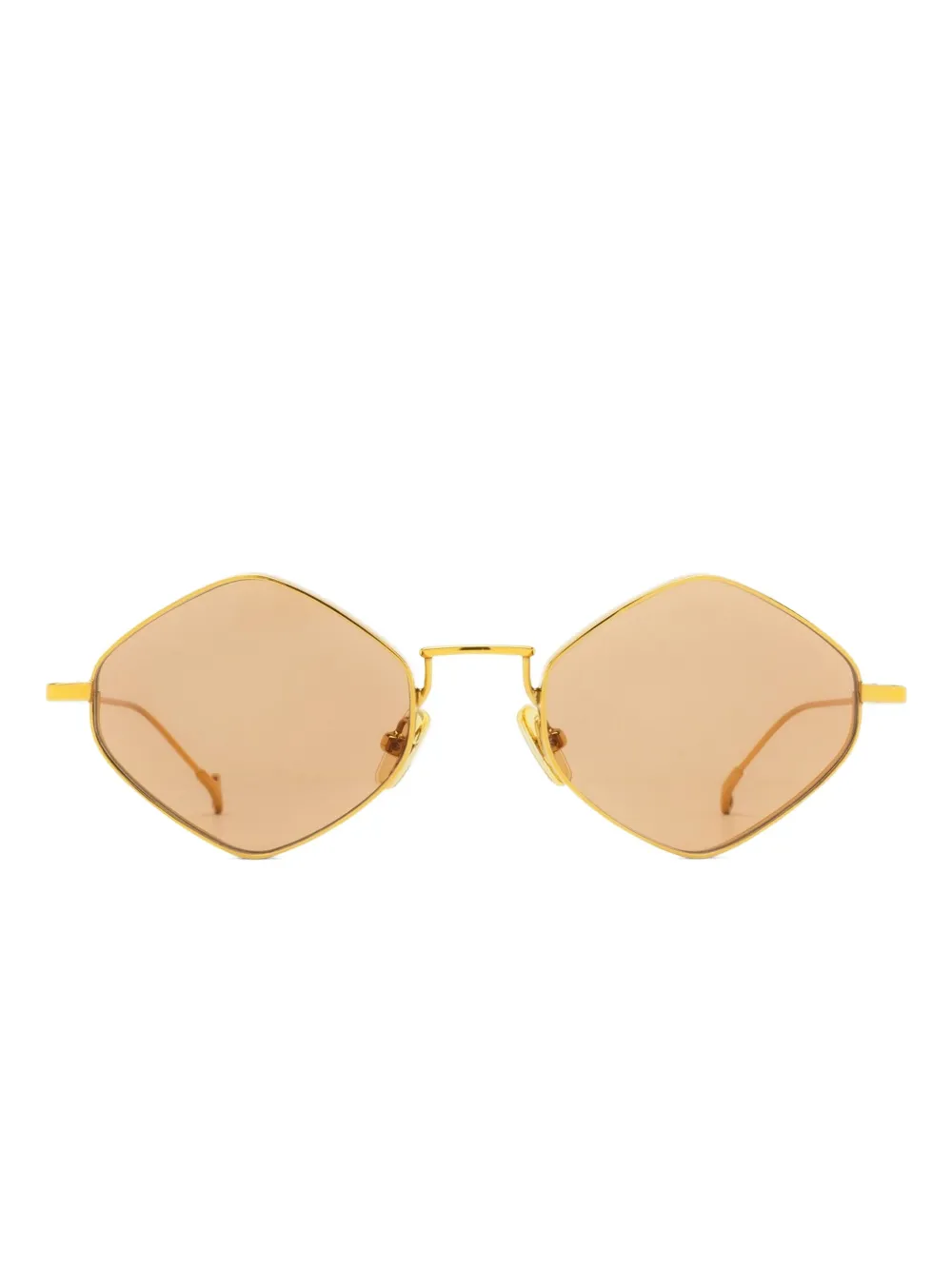 Eyepetizer Zubizuri geometric-frame sunglasses | Gold | Image 1