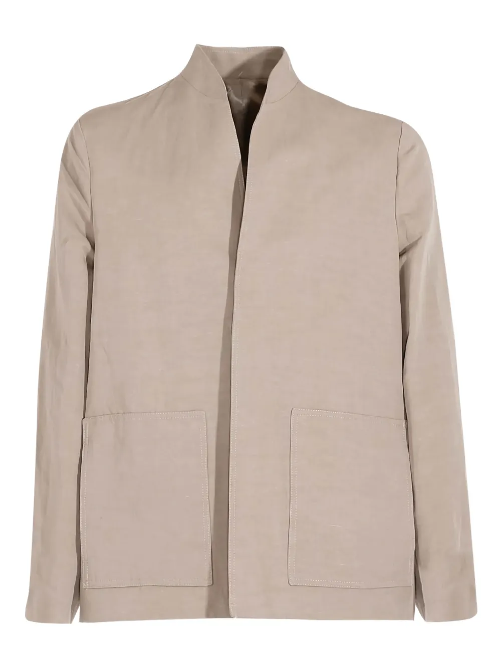 Costumein stand-up collar jacket | Neutrals | Image 1