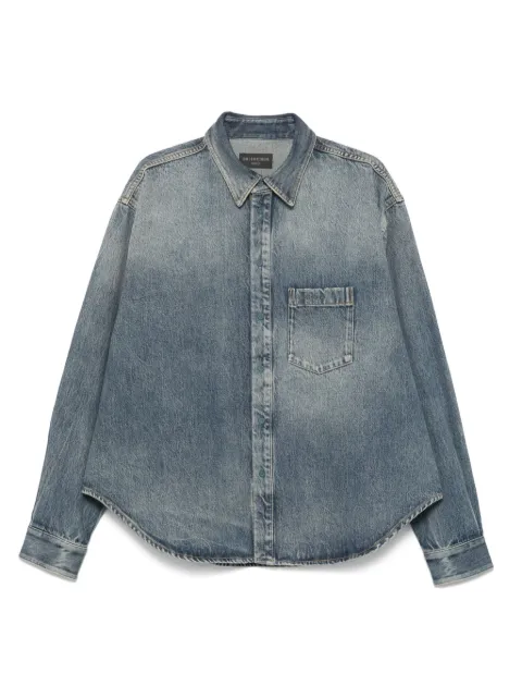 Balenciaga denimjakke med broderet logo