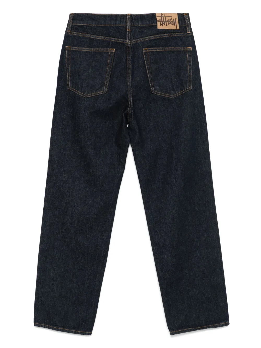 Stüssy Jeans met logopatch - Blauw