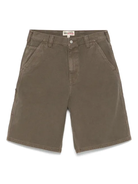 Stüssy washed-effect canvas shorts