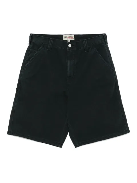 Stüssy washed-effect canvas shorts