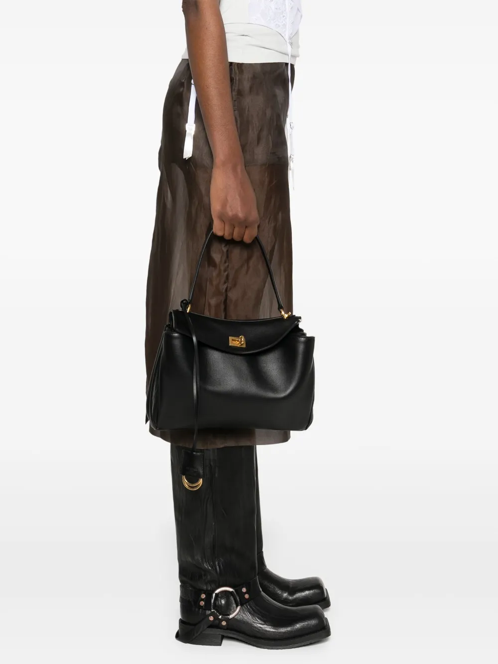 Balenciaga Rodeo kleine shopper Zwart