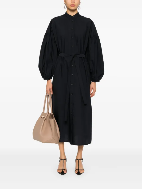 Fabiana Filippi ポプリン ドレス | ブルー | FARFETCH JP
