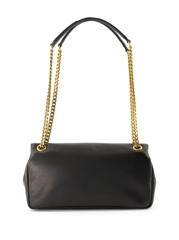 【Saint Laurent】Calypso パッド入り レザーショルダーバッグ SAINT LAURENT Calypso padded leather shoulder bag | NET-A-PORTER