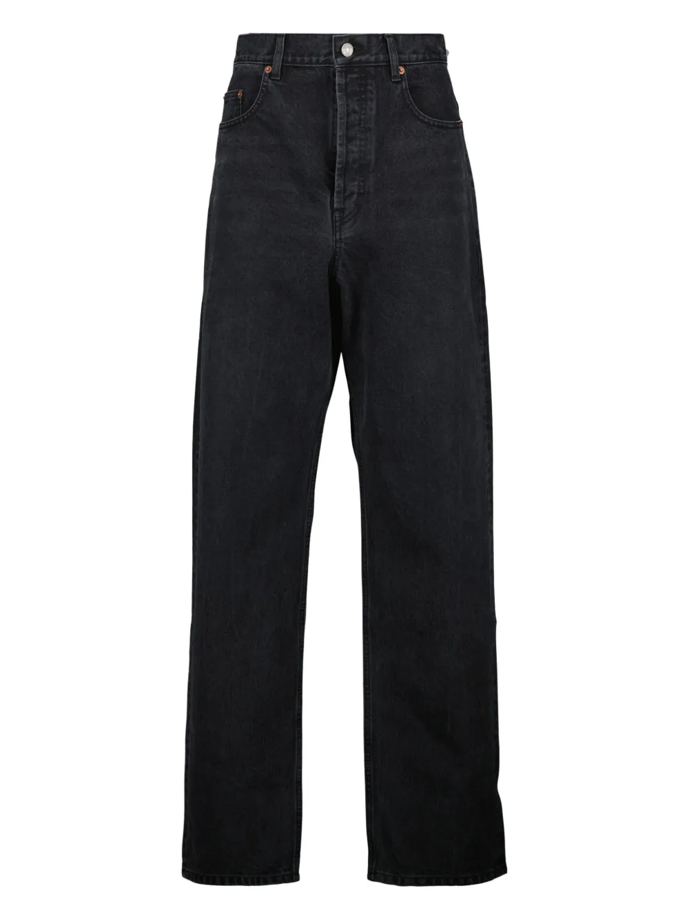 Saint Laurent cotton straight jeans | Black | Image 1