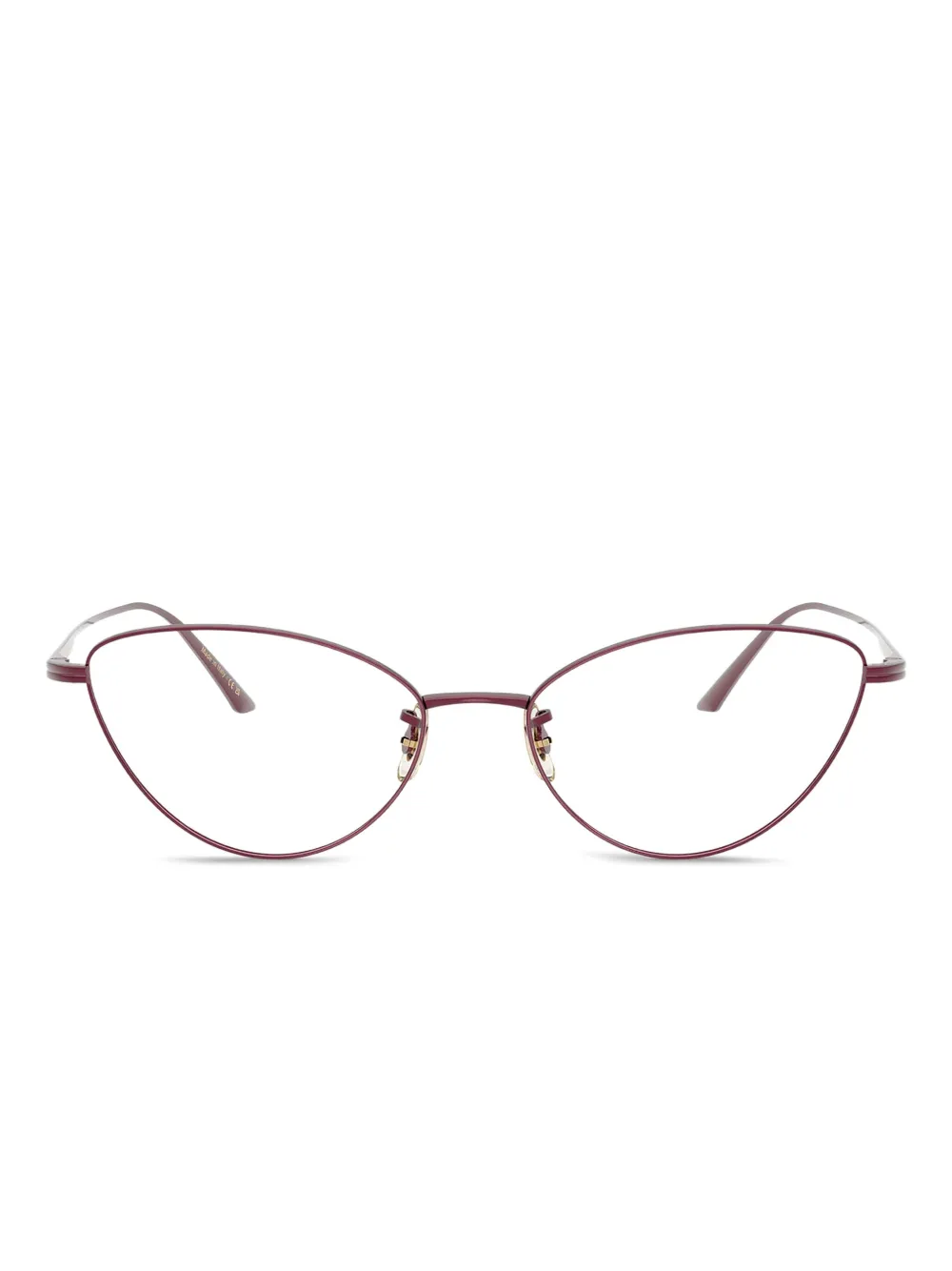 Oliver Peoples 1988RX metal cat-eye glasses Rood