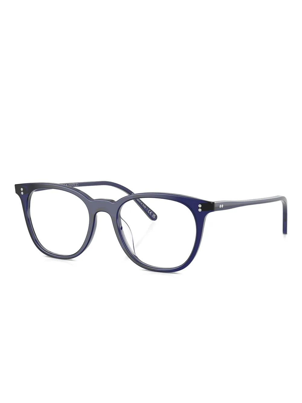 Oliver Peoples rectangle-frame glasses Blauw